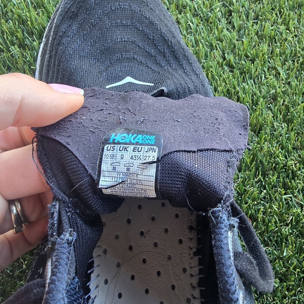 HOKA ONE ONE Women's Black Shoes. Size 10.5.